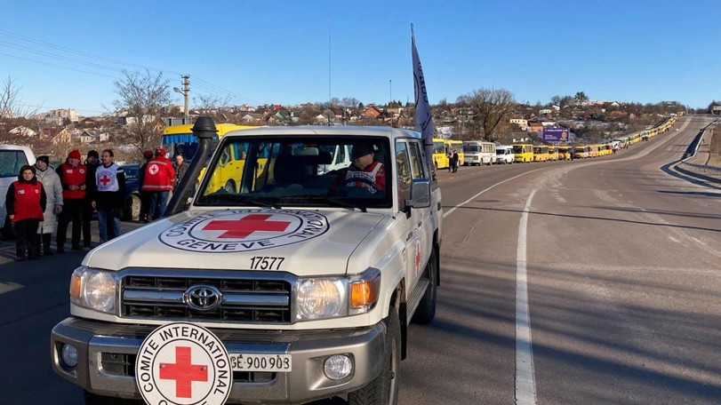 Konvoj i Ukraina: evakuering av Sumy