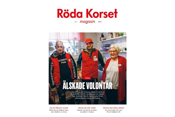 Omslaget till Röda Korset Magasin